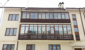 Наружная отделка балконов и лоджий